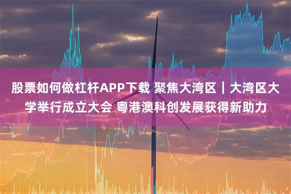 股票如何做杠杆APP下载 聚焦大湾区|大湾区大学举行成立大会 粤港澳科创发展获得新助力